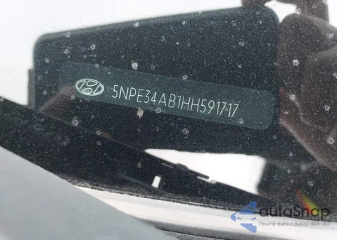 2017 Hyundai Sonata Sport 2.0T z USA, uszkodzony, nr VIN 5NPE34AB1HH591717